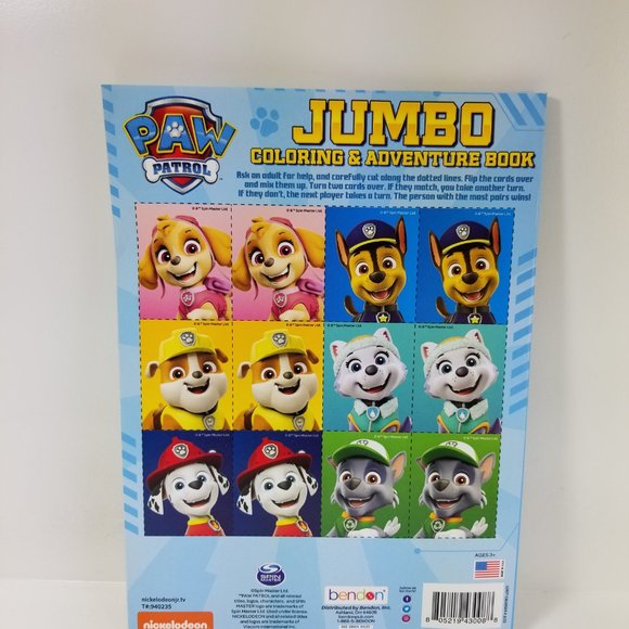 Paw Patrol Jumbo Coloring and activity book - Picture 5 of 7